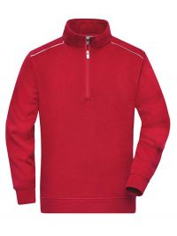 Half Zip Sweatshirt Rot